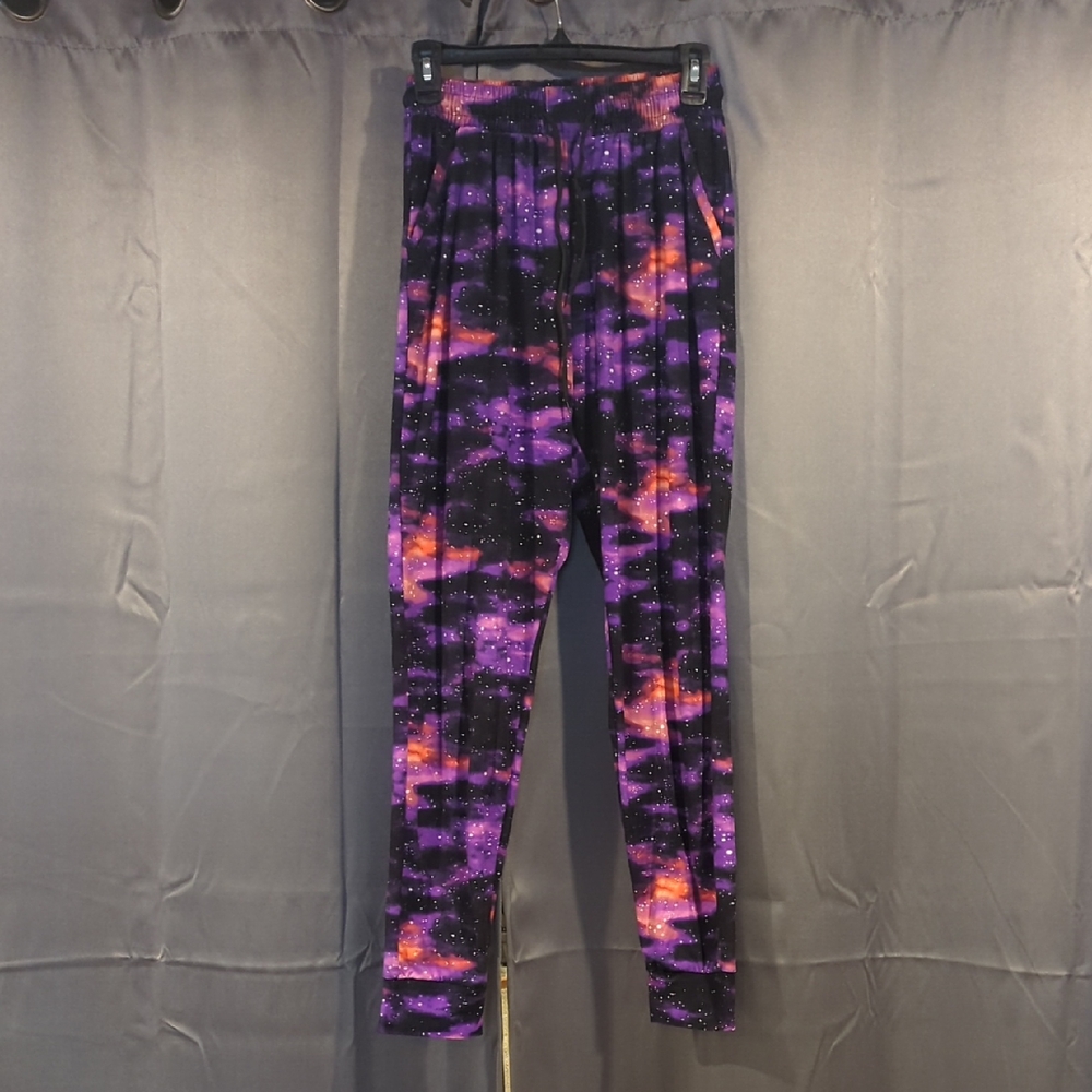 Women's Galaxy Print Joggers Size M